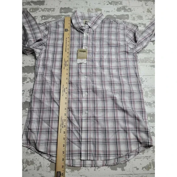 NWT‎ Wrangler Riata Long Sleeve Button Down Shirt Men's Medium - Picture 4 of 6